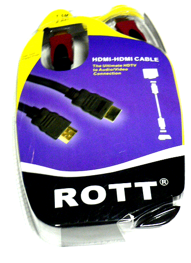 ROTT HDMI Kábel 1,5m GOLD